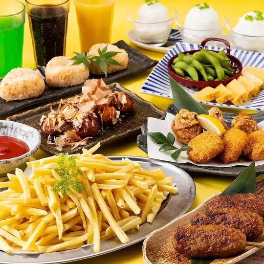 【小学生套餐】限时套餐（共9道菜）《包含无限量薯条和儿童饮料吧》
