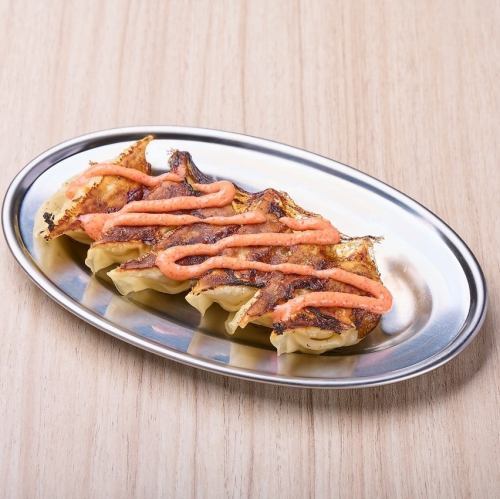 Mentaiko mayonnaise dumplings