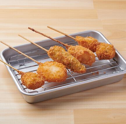 5 kinds of kushikatsu