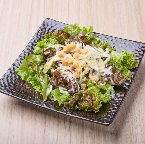 Caesar salad with chicken fillet
