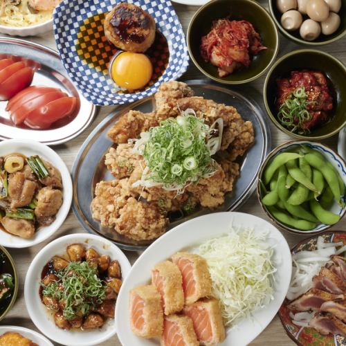We offer a reasonable all-you-can-eat and drink plan! There is a wide variety of options available.