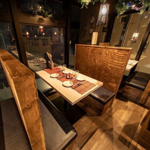 自慢のオシャレな店内