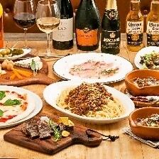 【料理8品】特選caveコース　飲み放題が2.5H　6000円(税込)