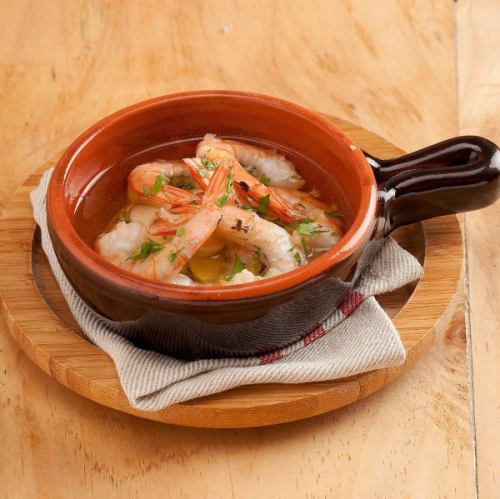 【魚介系はコチラ!】熱々アヒージョ(バケット別) 海老