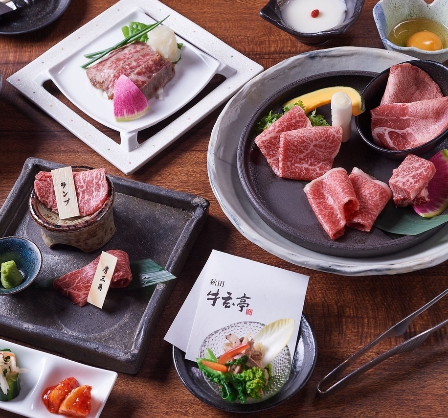 We offer the ultimate yakiniku course where you can luxuriously savor the finest Akita beef!