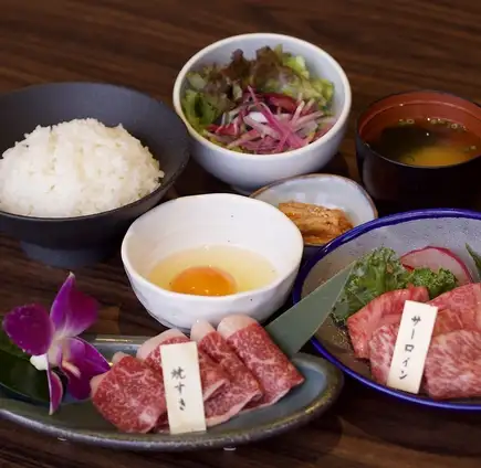 【ランチ】秋田牛焼きすき定食◇3,520円(税込)