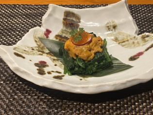 Sea urchin spinach