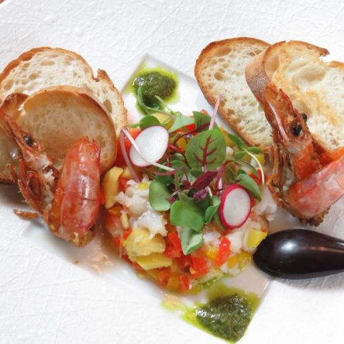 深受女性喜爱的料理!秋栗红虾开胃小菜