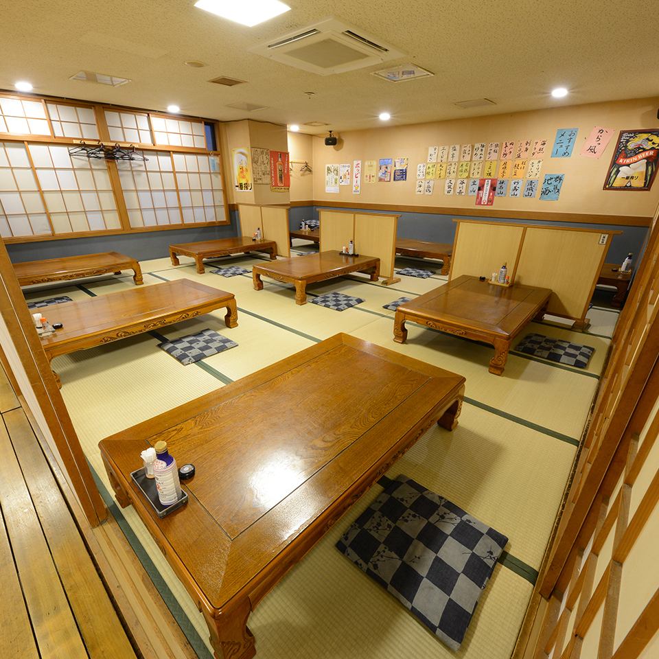 お店貸切で最大80名様まで!お座敷貸切30名様~個室風にて利用可