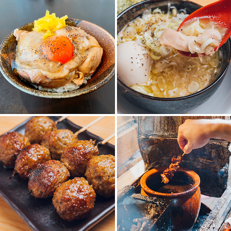 備長炭で焼き上げる大ぶりの焼鳥と名物「鶏の煮込み」が人気のお店です！その他タルタルシリーズも大人気！