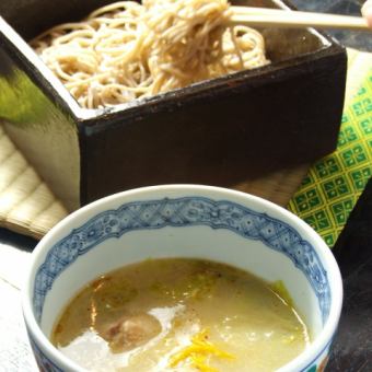 鶏ガラスープのネギつけ