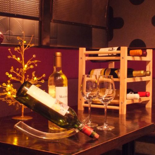 ワインから京都の地酒まで、種類豊富にお取り揃え！