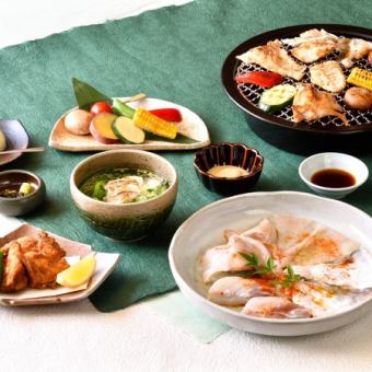 【烤河豚】◎当季◎避暑胜地/清凉邀约套餐（共7道菜）※5月21日起供应