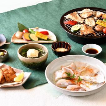 【烤河豚】◎当季◎避暑胜地/翔华套餐（共7道菜）※5月21日起供应