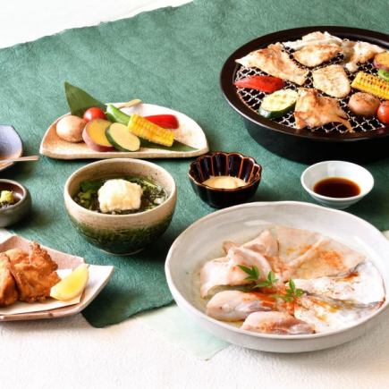 【烤河豚】◎当季◎避暑胜地/翔华套餐(共7道菜)※5月21日起供应