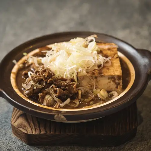築地ホルモン豆腐