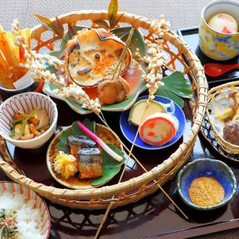 秋の籠盛御膳〈ランチ〉