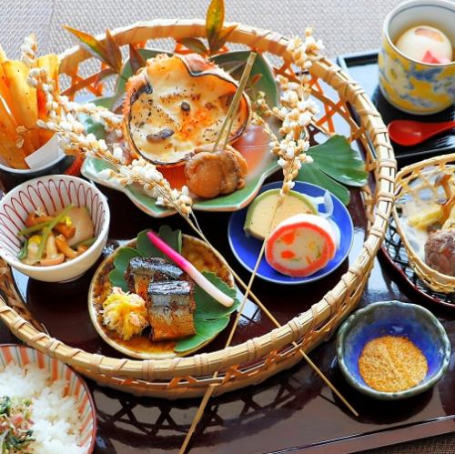 秋の籠盛御膳〈ランチ〉