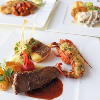 10月6日～10日 平日限定 週替わりカジュアルランチ(ワゴンデザート食べ放題付)