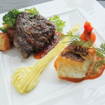 2月24日～27日 平日限定 週替わりカジュアルランチ(ワゴンデザート食べ放題付)