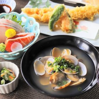~Dinner Only~ Shiosai Gozen (Seafood Set Meal)