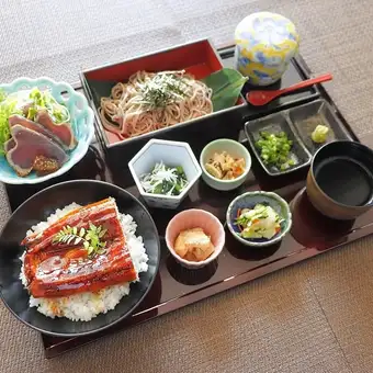 平日ランチ1日10食限定 夏涼み鰻御膳 (ワゴンデザート食べ放題付)