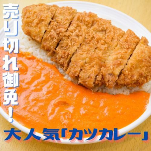 【ライス大盛(400g)が無料で！】売り切れ次第終了の絶品カツカレー★