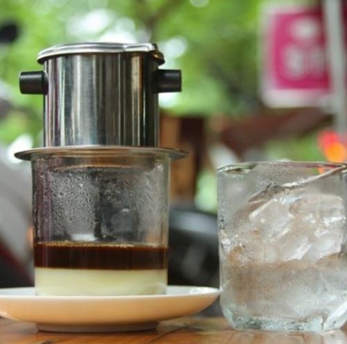 Vietnamese coffee (hot ice) each