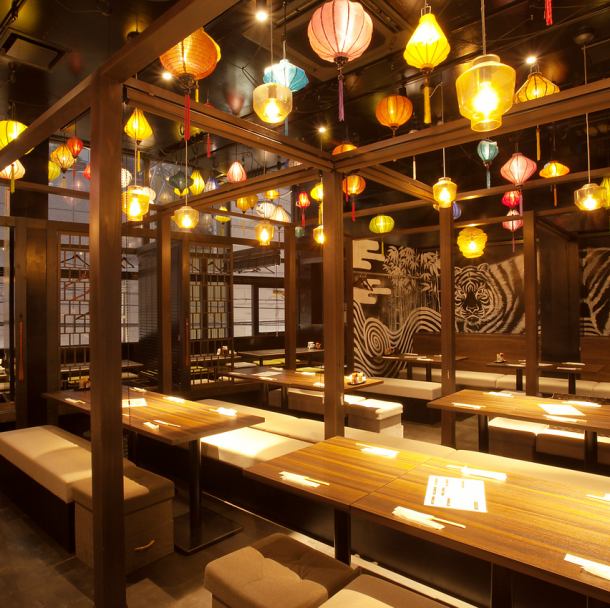 最大80名まで対応可能な掘りごたつ宴会席！ご予約お待ちしております！