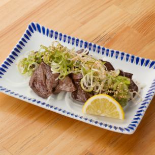 和牛ハツのニンニク塩焼き