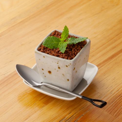 小さな植木鉢パフェ