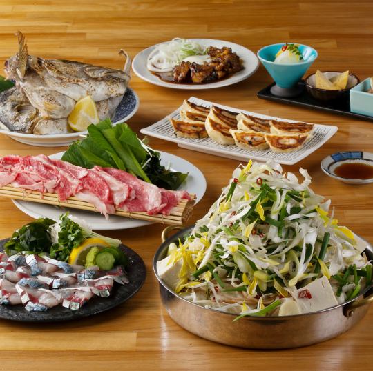 【食べ飲み放題は全てもつ鍋がついて、餃子が食べ放題！宴会向けコースもリニューアル】