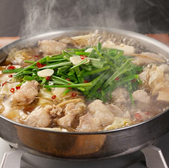 【博多醤油もつ鍋～自家製醤油だし～】