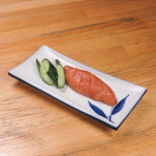 辛子明太子そのまま