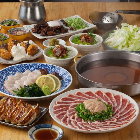 ★歓送迎会★【春の彩りコース(鴨しゃぶ付)】 飲み放題込5500円　※3月中の早期予約特典（備考）