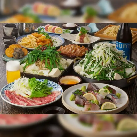 [Year-End Party 6000 Yen / 2-Hour All-You-Can-Drink (Beer Included)] Sashimi Platter & Beef Shabu-Shabu <Choose Your Own Deluxe Hot Pot> Supreme Full Course