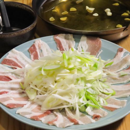 豚ネギ鍋【日替わりメニューの一部】