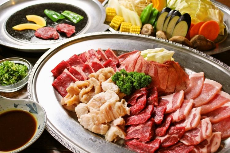 お得なクーポン有り!焼肉食べ飲み放題!税込5500円