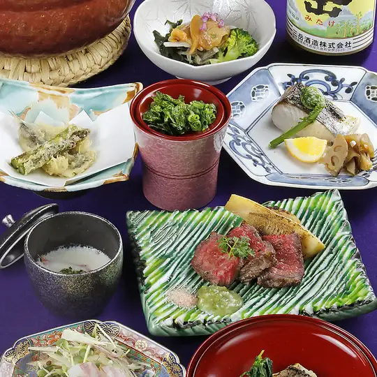 年末新年派對懷石料理套餐：20,000日圓 [10道菜，110分鐘暢飲]