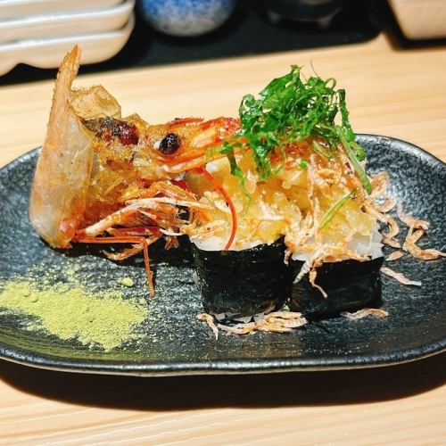 生えび たぬき巻