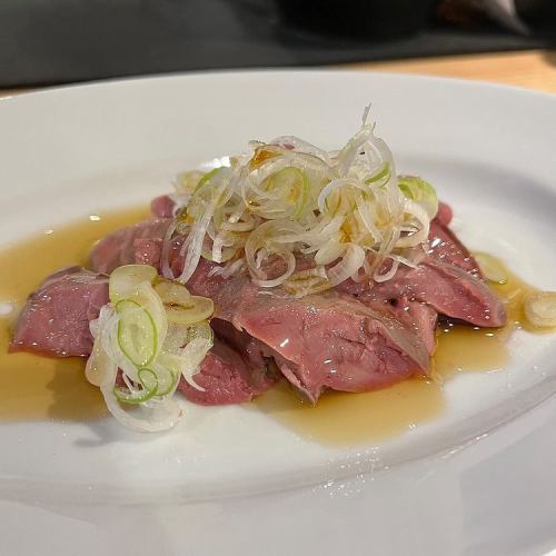 低温調理　鶏レバー刺
