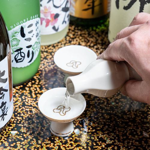 Japanese sake that goes well with Kyoto cuisine and Japanese cuisine.There is also a limited offer