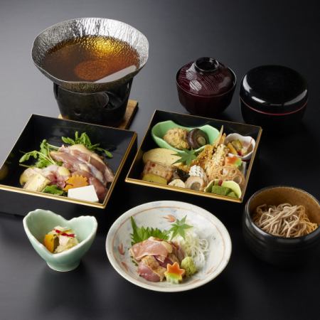 『きじ鍋御膳』貴重食材のキジを心ゆくまで堪能できる当店でしか味わえない御膳です。