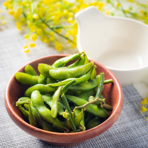 Boiled edamame