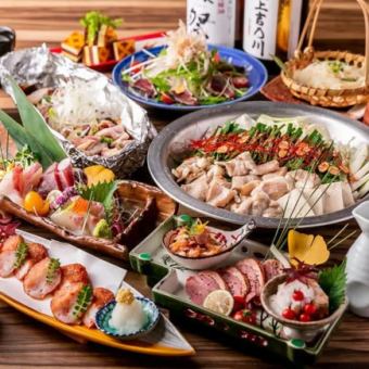 ■2 hours all-you-can-drink and a choice of hotpots for the "Special Hot Pot Course" for 3,500 yen, 7 dishes in total, perfect for any banquet.