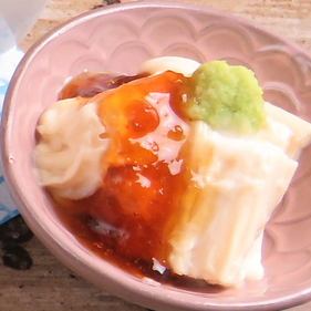 Raw yuba soy sauce jelly