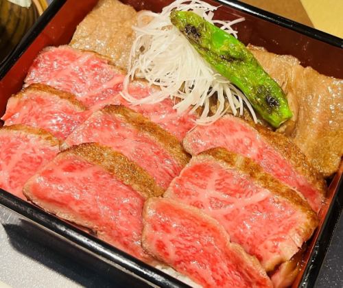 ◆ランチタイム限定価格◆宮崎牛A5ランクサーロイン重～肉まぶし御膳～