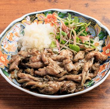 鶏せせり 鬼おろし薬味