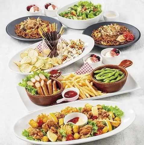 【人気メニューが沢山♪カジュアルコース】ルーム料金3H+料理6品 2500円(税込)