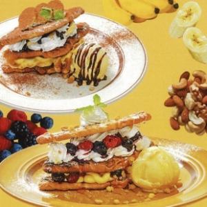 クロワッサンミルフィーユ【ミックスベリー/チョコバナナ】